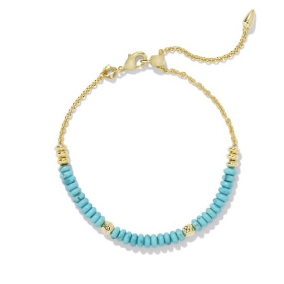 Kendra Scott Jewelry - Kendra Scott Delilah Gold Turquoise Bracelet